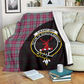 Crawford Ancient Tartan Crest Blanket - 3 Sizes